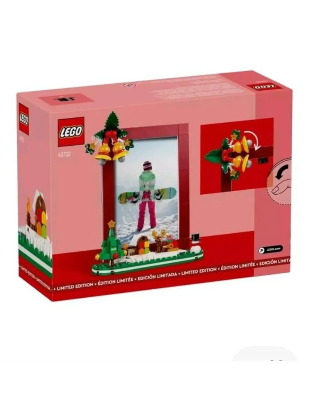 Lego 40702 Christmas Picture Frame GWP Limited Edition 209 pieces